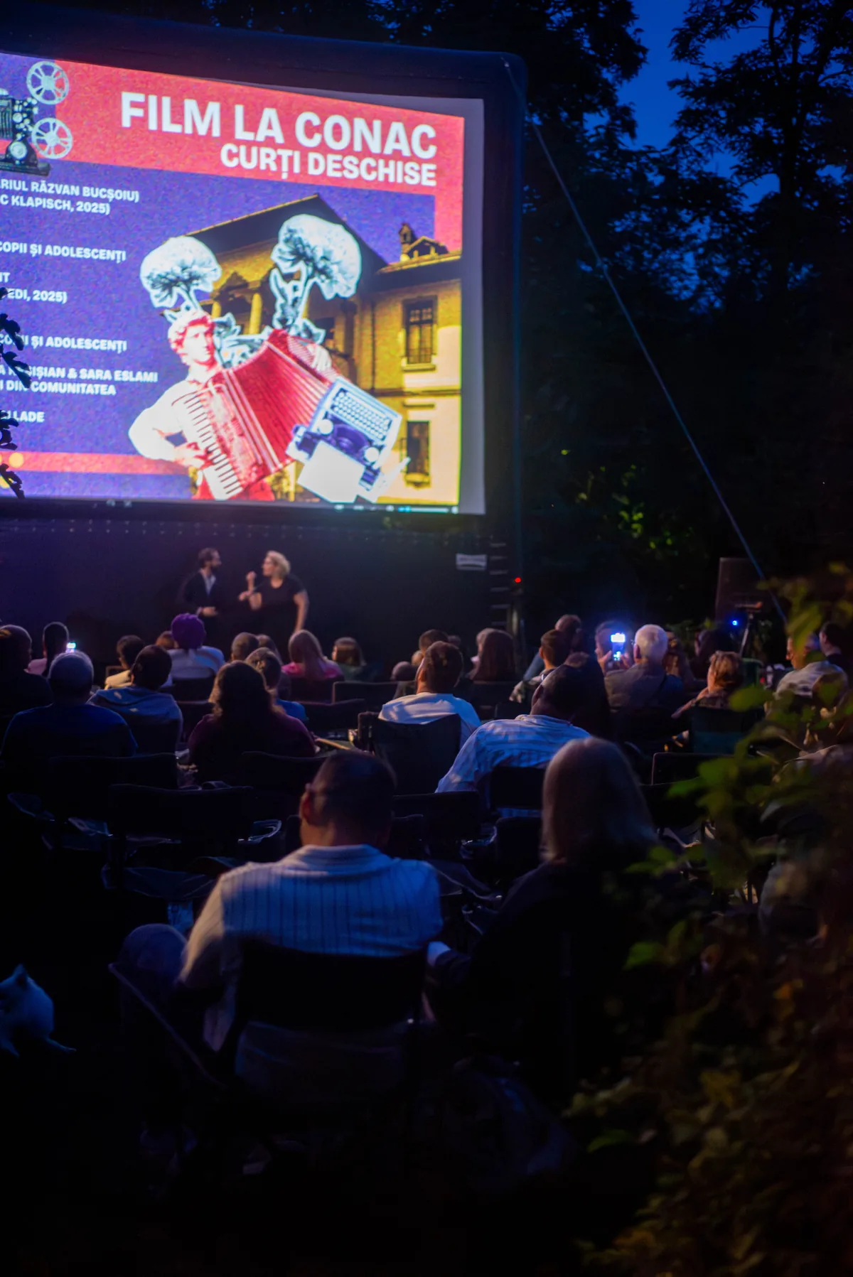 Film at the Manor — public la proiecția de seară
