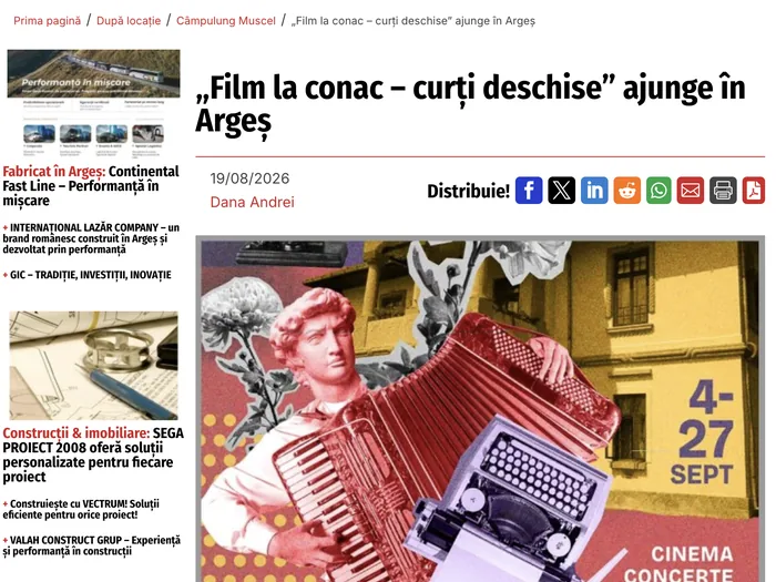 Screenshot articol Ancheta Online