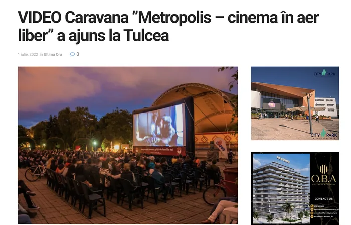 Screenshot articol Focuspress.ro